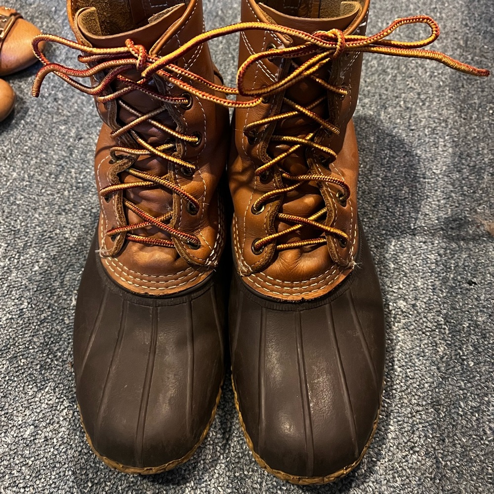 LL Bean Duck Boots Size 9 Waterproof